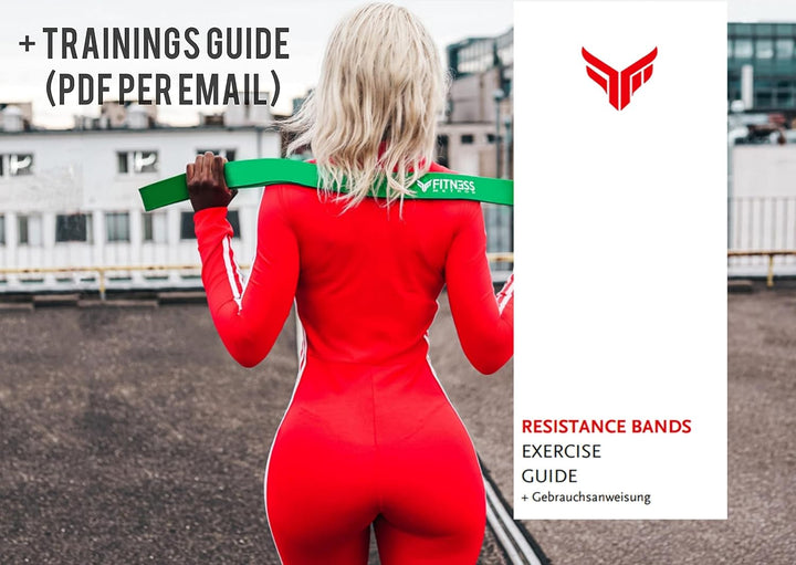 Resistance Bands - Innovative Widerstandsbänder Set/Einzeln inkl. Tasche + Übungsanleitung-Krafttrai