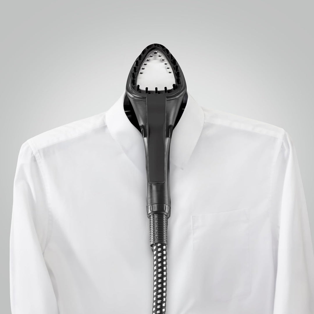Ufesa Steamy Pad – Vertikales Dampfbügeleisen 1580W mit LCD-Bildschirm, 9 Dampfstufen, 1,35L Tank, 4
