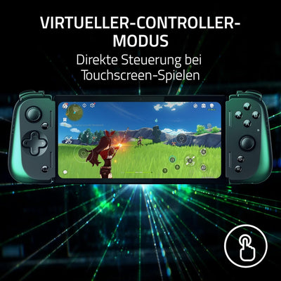 Razer Edge Opus- Android-Gaming-Handheld mit Kishi V2 Pro Controller (Snapdragon G3X Gen 1, 6,8 Zoll