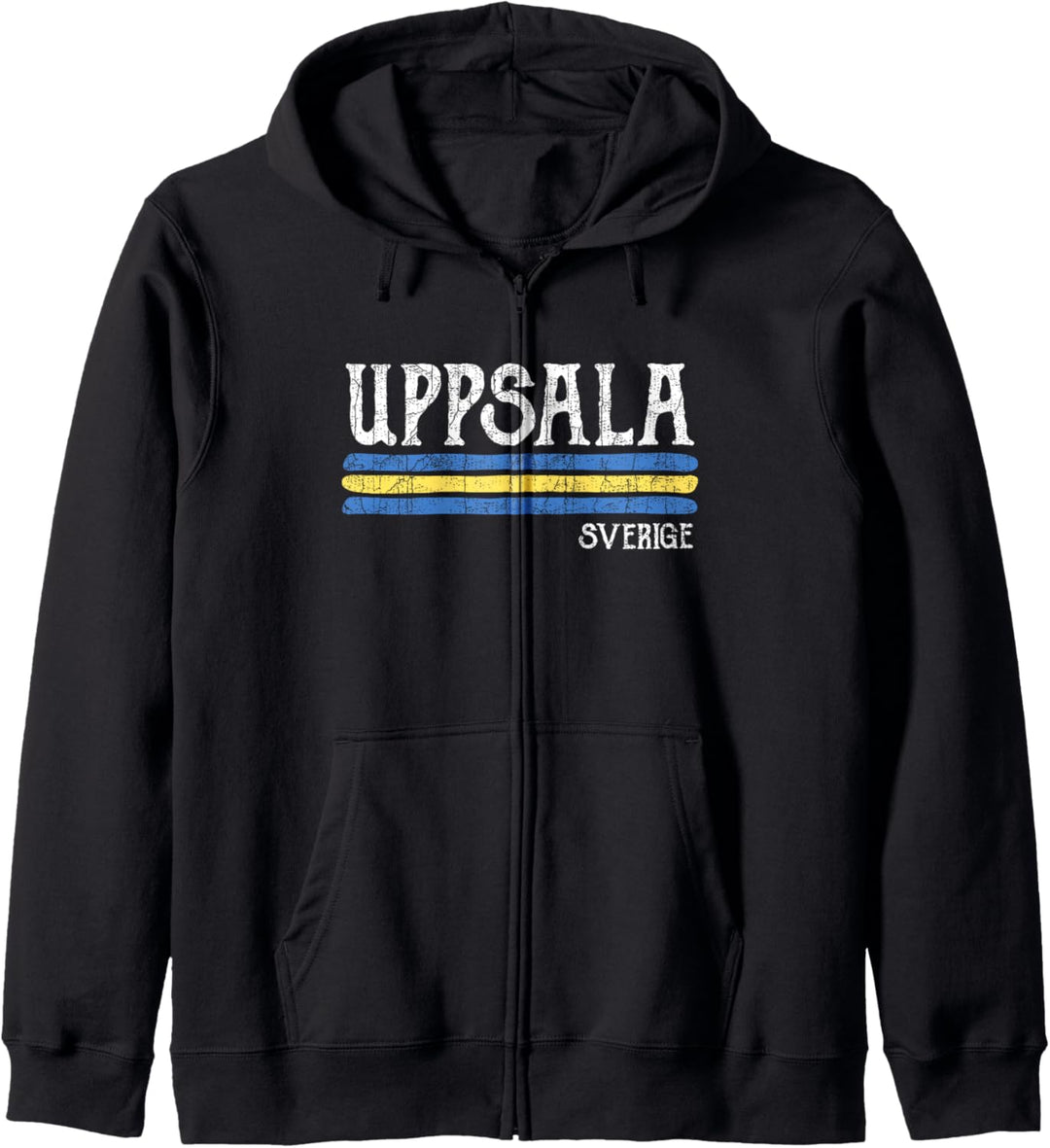 Vintage Uppsala Schweden Schwedisch Kapuzenjacke