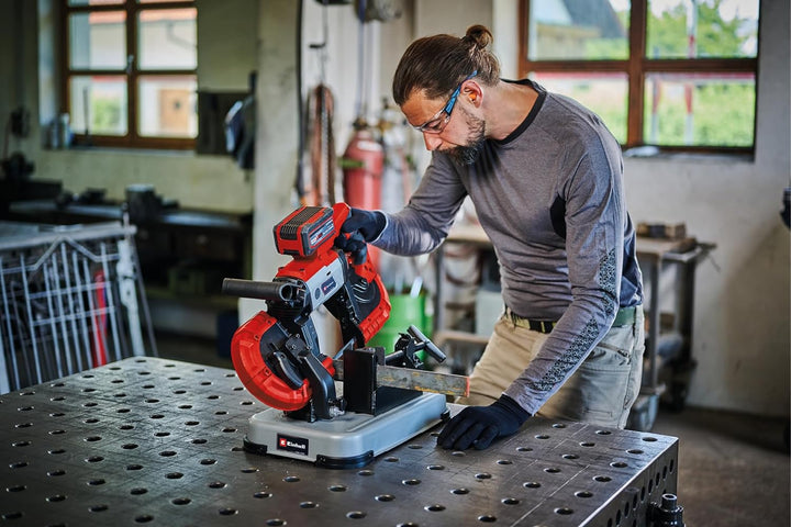 Einhell Akku-Bandsäge TE-MB 18/127 U Li-Solo Power X-Change (18 V, 115 mm Schnitthöhe, 127 mm Schnit