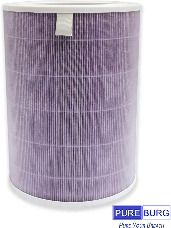 PUREBURG M8R-FLH Ersatzfilter kompatibel mit Xiaomi Mi Luftreiniger 3C 3H 3, 2C 2H 2S, Pro Luftreini