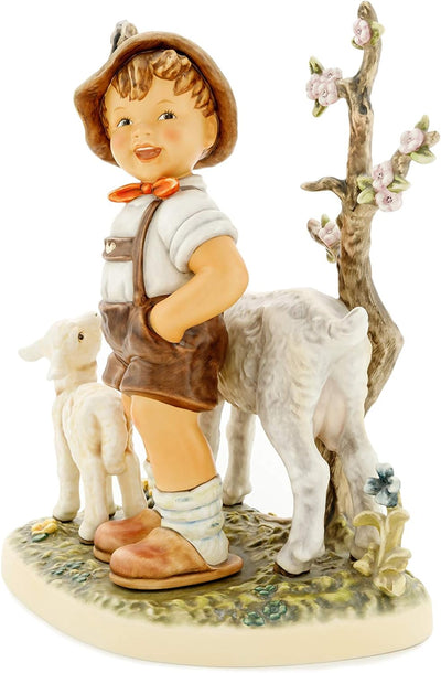 M.I.Hummel Ziegenbub Figuren, Keramik, Mehrfarbig, 34 cm