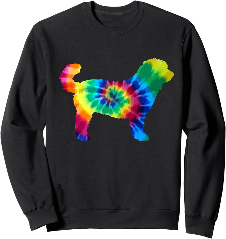 Goldendoodle Tie Dye Vintage Hippie Hund Golden Doodle Sweatshirt