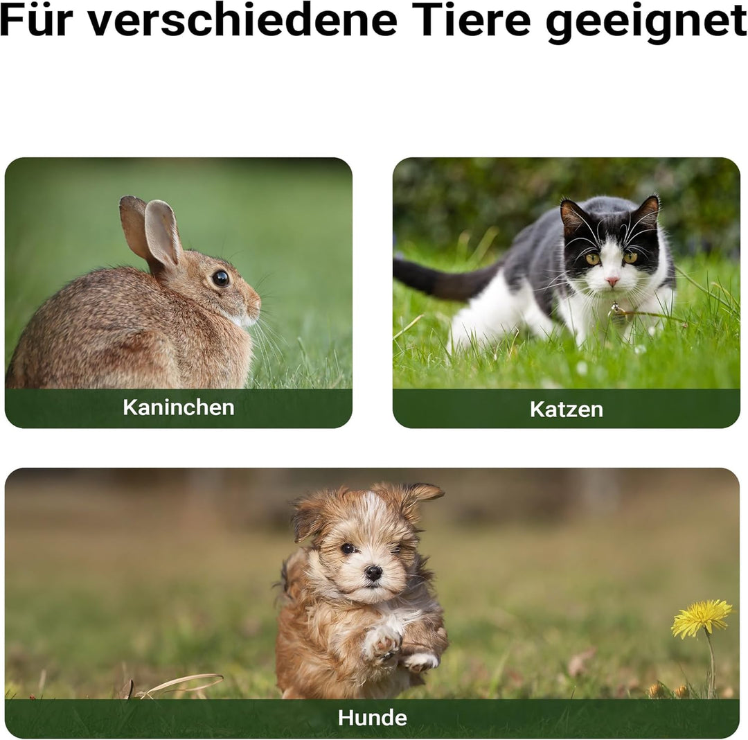 Wiltec Kleines Katzenhaus 68 x 53 x 47 cm aus Holz, Katzenhütte für Garten oder Terasse, Wurfkiste i