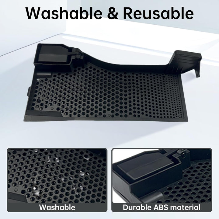 LOVECO 2 Stück Wasserfilter & 1 Reinigungsbürste Ersatzteile Kompatibel mit Roborock S7 Pro Ultra, S