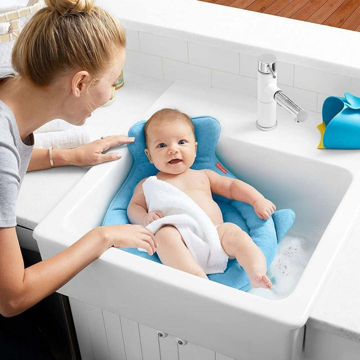 Skip Hop 235110-INTL Moby SoftSpot Sink Bather, blau