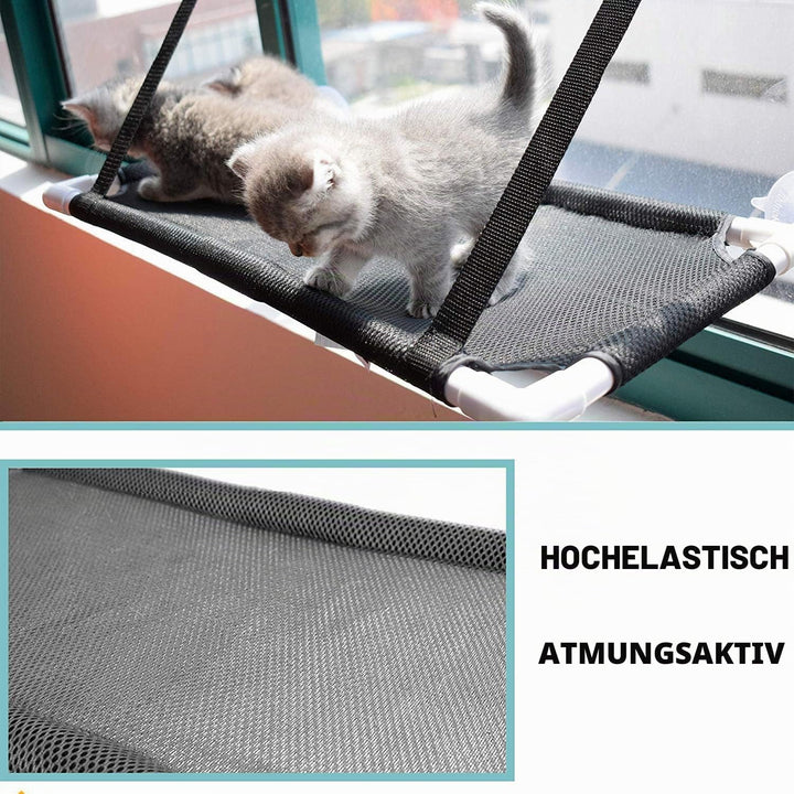 Katzen Fensterplätze, Katzen Zubehör, Fensterplatz Window Lounger Hängematte für Kletterwand-Miezeka
