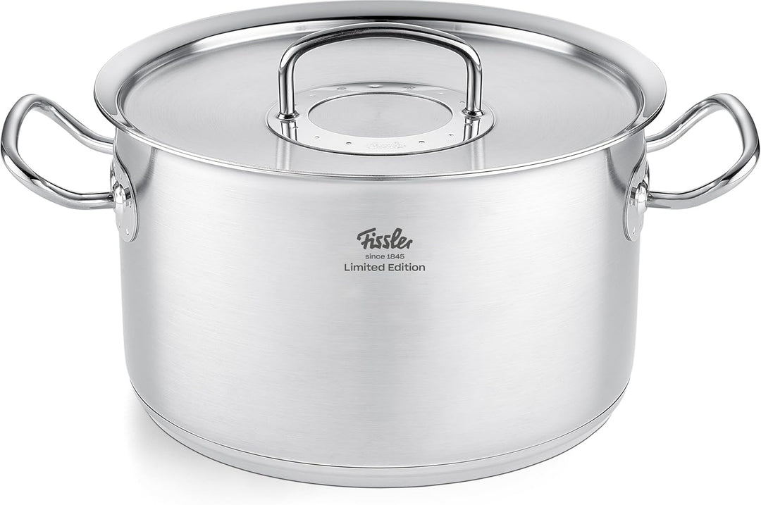 Fissler Original-Profi Collection Retro/limitiertes Edelstahl-Kochtopfset, 5-teilig, inkl. Metall-De