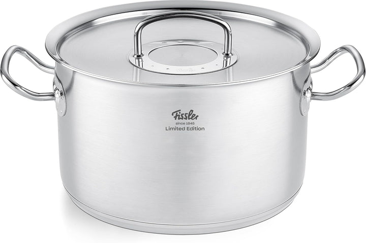 Fissler Original-Profi Collection Retro/limitiertes Edelstahl-Kochtopfset, 5-teilig, inkl. Metall-De