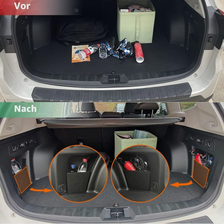 Subaru Forester Kofferraum-Upgrade: Organizer-Tasche und Aufbewahrung Mit Faserplatten-Panel für Mod