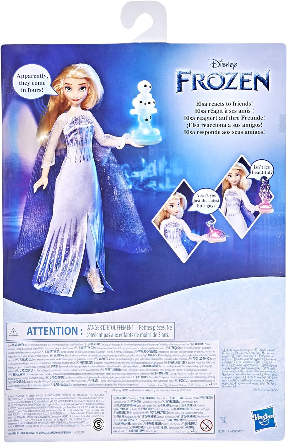 Hasbro Gaming F22305I0 Griff Hasbro Disney Die Eiskönigin ELSA Momente der Magie (Puppe mit Geräusch