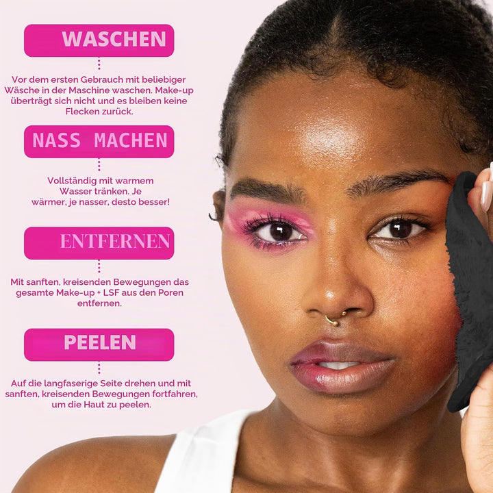 MakeUp Eraser, 7-Tage-Set, entfernt sämtliches Make-up nur mit Wasser, einschliesslich wasserfester