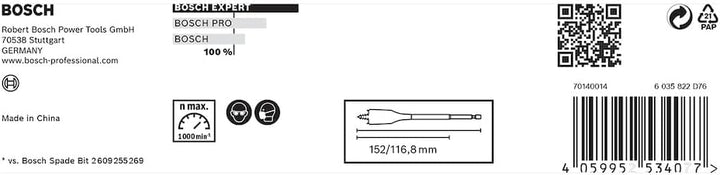 Bosch Accessories 6x Expert SelfCut Speed Flachfräsbohrer Set (für Weichholz, Grobspanplatte, Ø 13-2