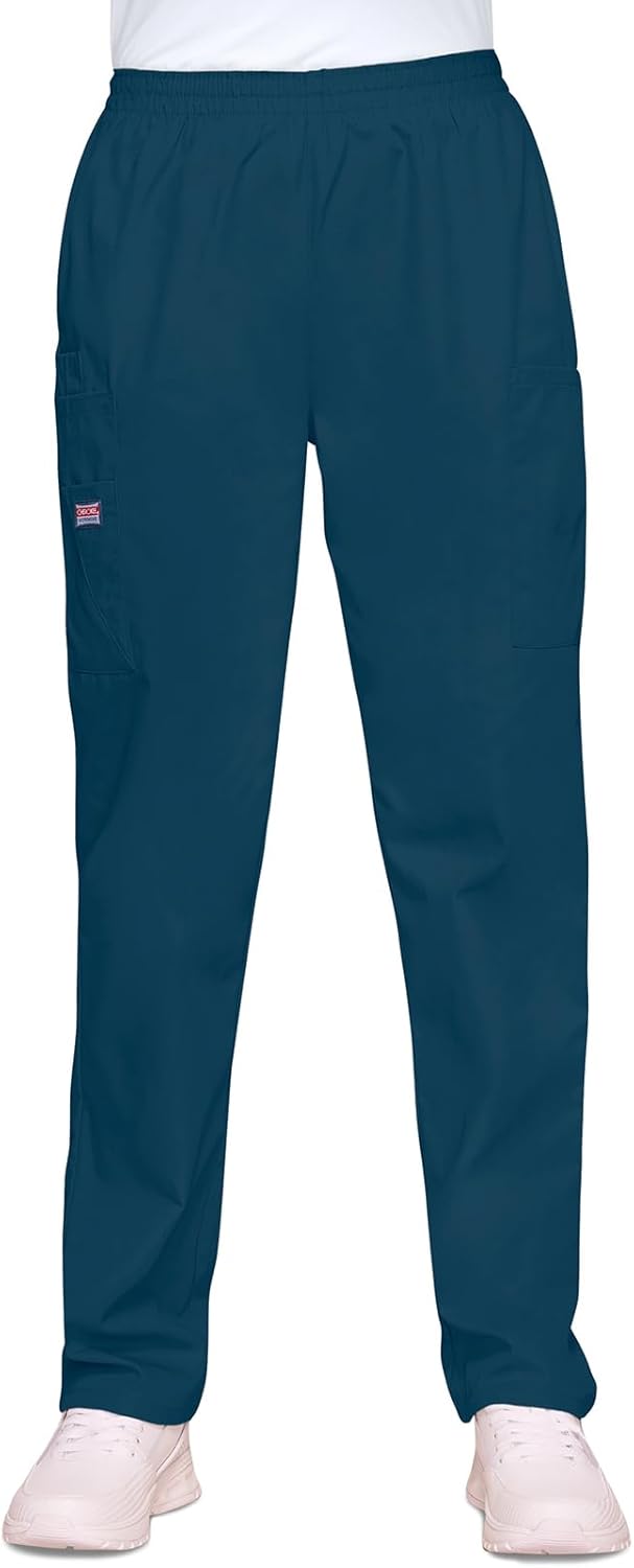 Cherokee Damen Workwear Cargo-Hose mit elastischer Taille Klassisch XS Karibikblau, XS Karibikblau