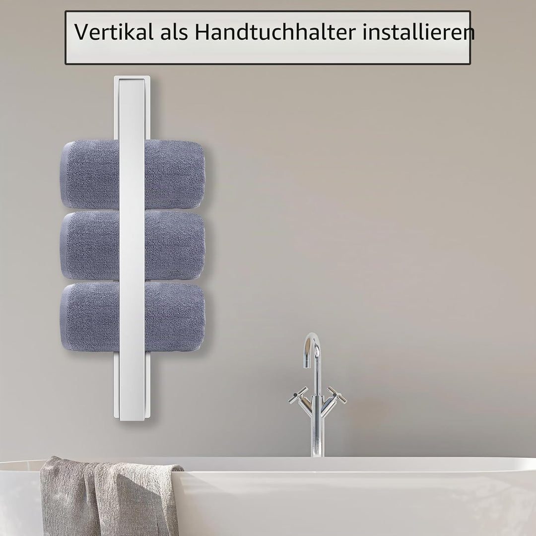 Badezimmer Handtuchstange Handtuchstange Selbstklebend oder Schraubmontage Edelstahl Wandmontierter