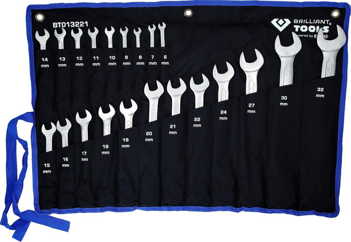 KS TOOLS Ratschenringschlüssel-Satz, 21-tlg, umschaltbar, 6 - 32 mm 21-tlg. Satz, 21-tlg. Satz