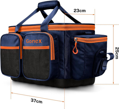 Gonex Angeltasche, Wasserabweisende Aufbewahrungstasche aus Polyestermaterial mit gepolstertem Schul