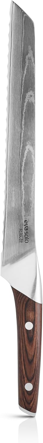 EVA SOLO | Nordic Kitchen Brotmesser 24 cm |Schneidet mühelos knuspriges Brot und weiches Gebäck | P