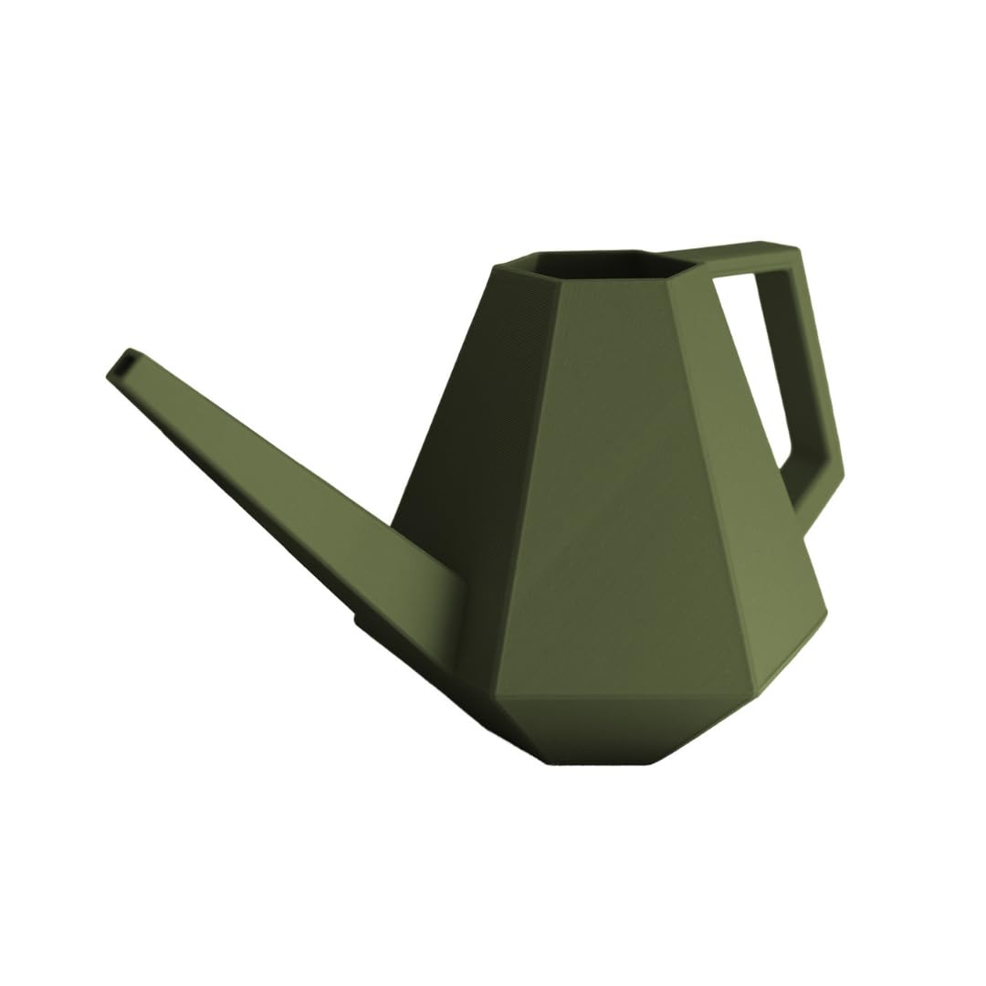 Watering Can Premium Giesskanne 1L Mittel Olivgrün, Giesskanne Zimmerpflanzen Indoor Outdoor, Blumen