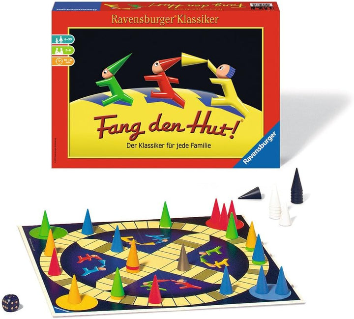 Ravensburger Spiele 26737 - Das Original Malefiz®-Spiel & Spiele 26736 - Fang den Hut!® Bundle mit F