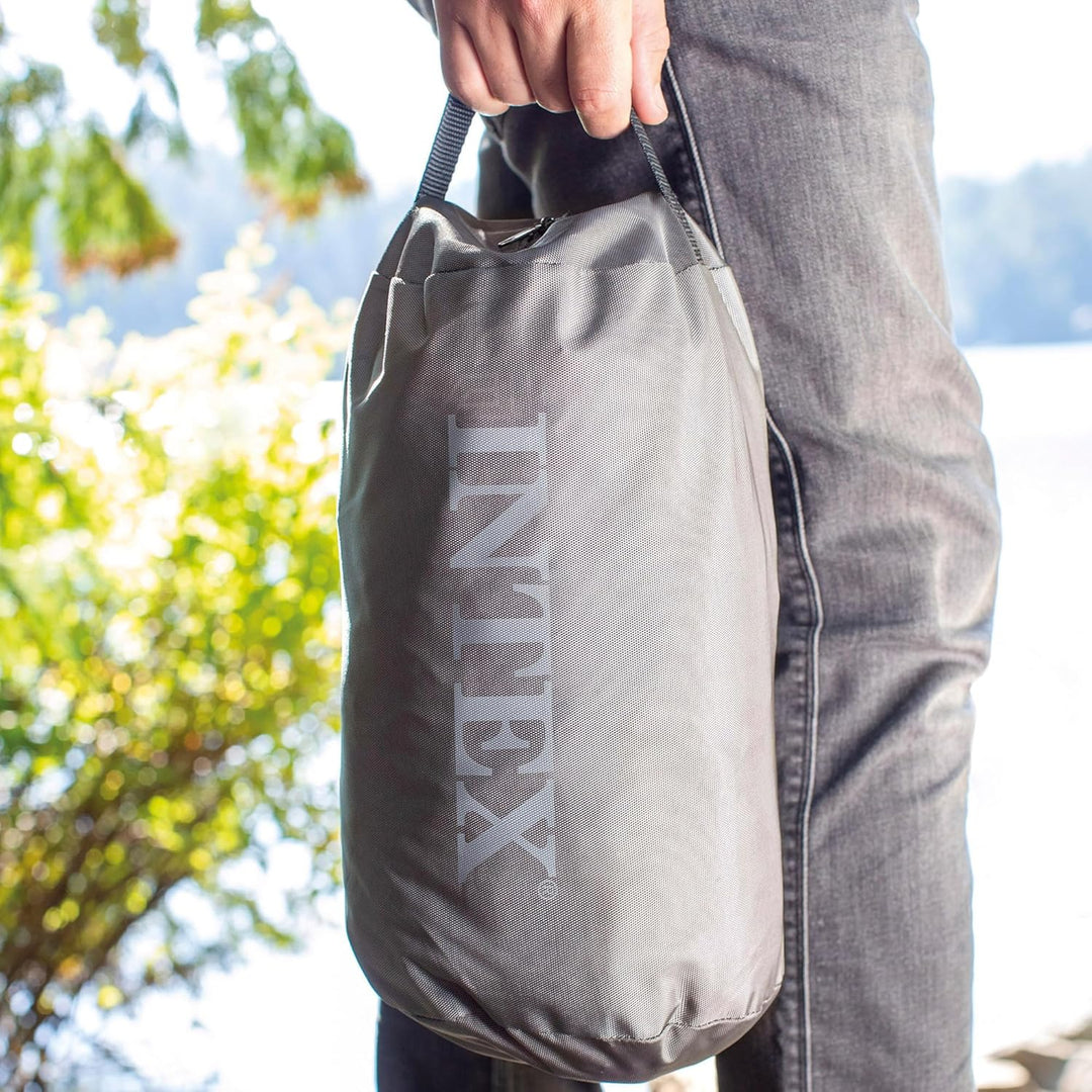 INTEX Aufblasbare Camping Matratze für 1 Personen mit Kopfkissen (191x71x11 cm) max. 136 KG – Isomat