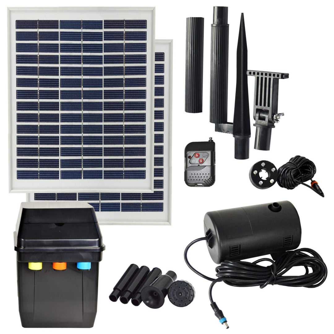 SOLAR TEICHPUMPE Oasis 1601R-1 Solar-Teichpumpen-Set für Garten und TEICH SPRINGBRUNNEN, Oasis 1601r