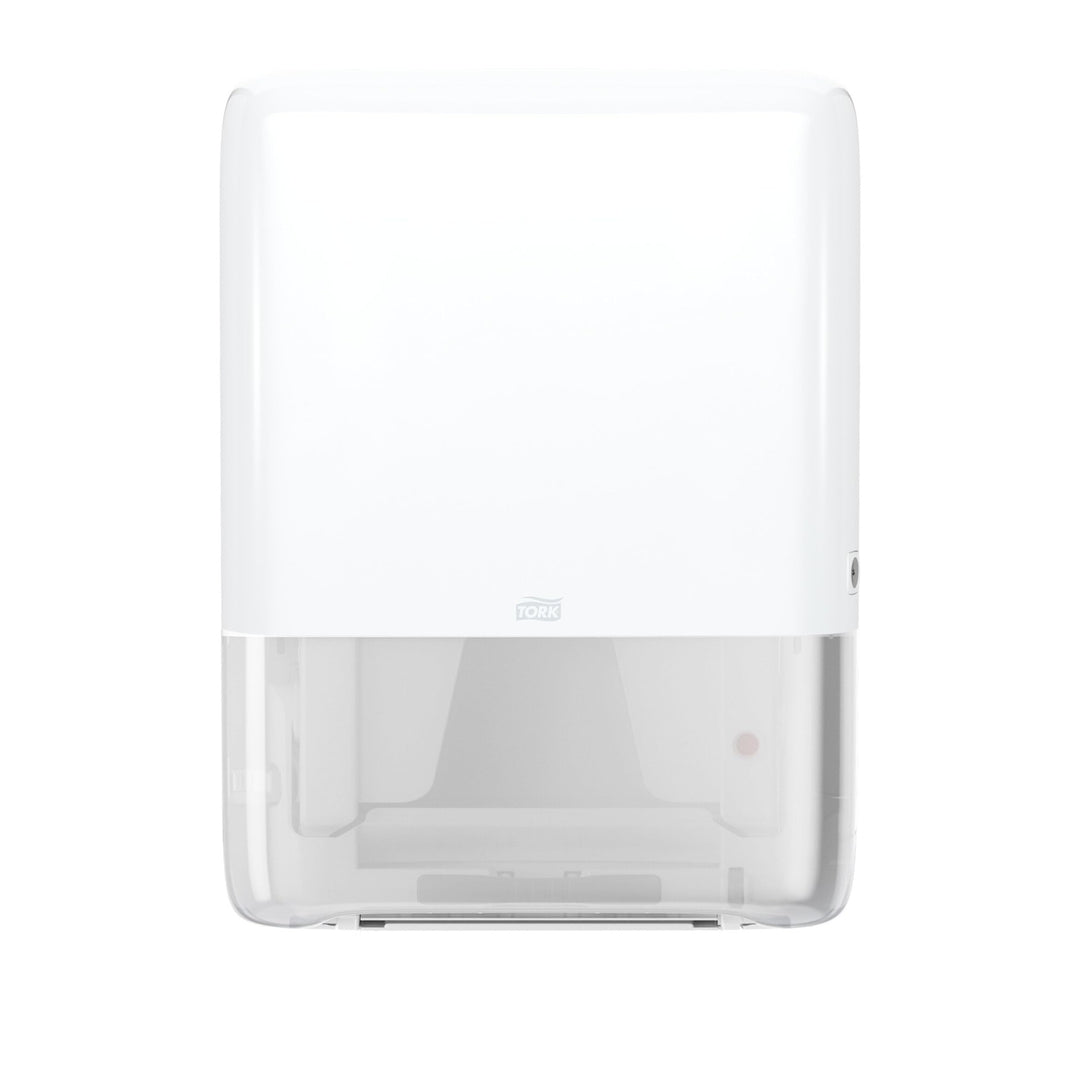 Tork PeakServe Mini-Spender für Endlos Papierhandtücher in Weiss H5 Hohe Kapazität Elevation-Design