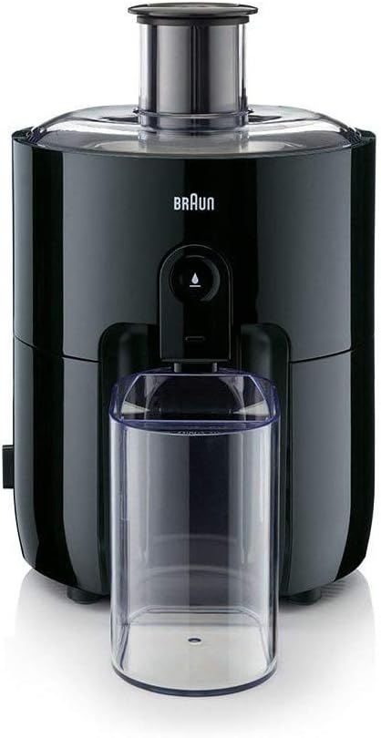 Braun Household PurEase Entsafter SJ 3100 BK – Juicer für selbstgemachte Säfte, Grosser Einfüllschac