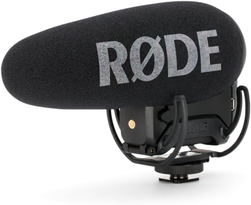 RØDE VideoMic Pro+ Premium Shotgun-Mikrofon & SanDisk Extreme microSDXC UHS-I Speicherkarte 128 GB +