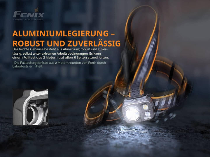 fenix HP25R V2.0 21700 Powered Outdoor, Work, Search & Rescue, Fishing Headlamp