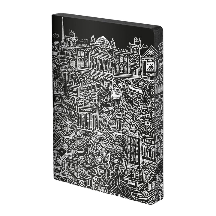 Nuuna Notizbuch A5+ | Graphic L - Berlin | Dotted Journal | 3,5mm Punktraster | 256 nummerierte Seit