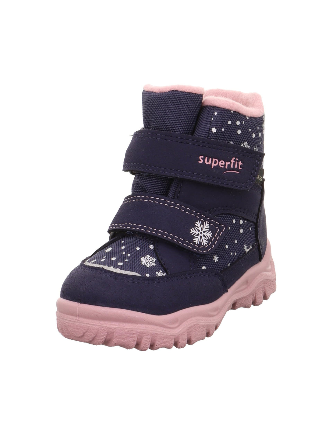 Superfit Mädchen Husky1 Baby Warm Gefütterte Gore-tex Blau/Rosa 8020 Schneestiefel 19 EU Blau Rosa 8