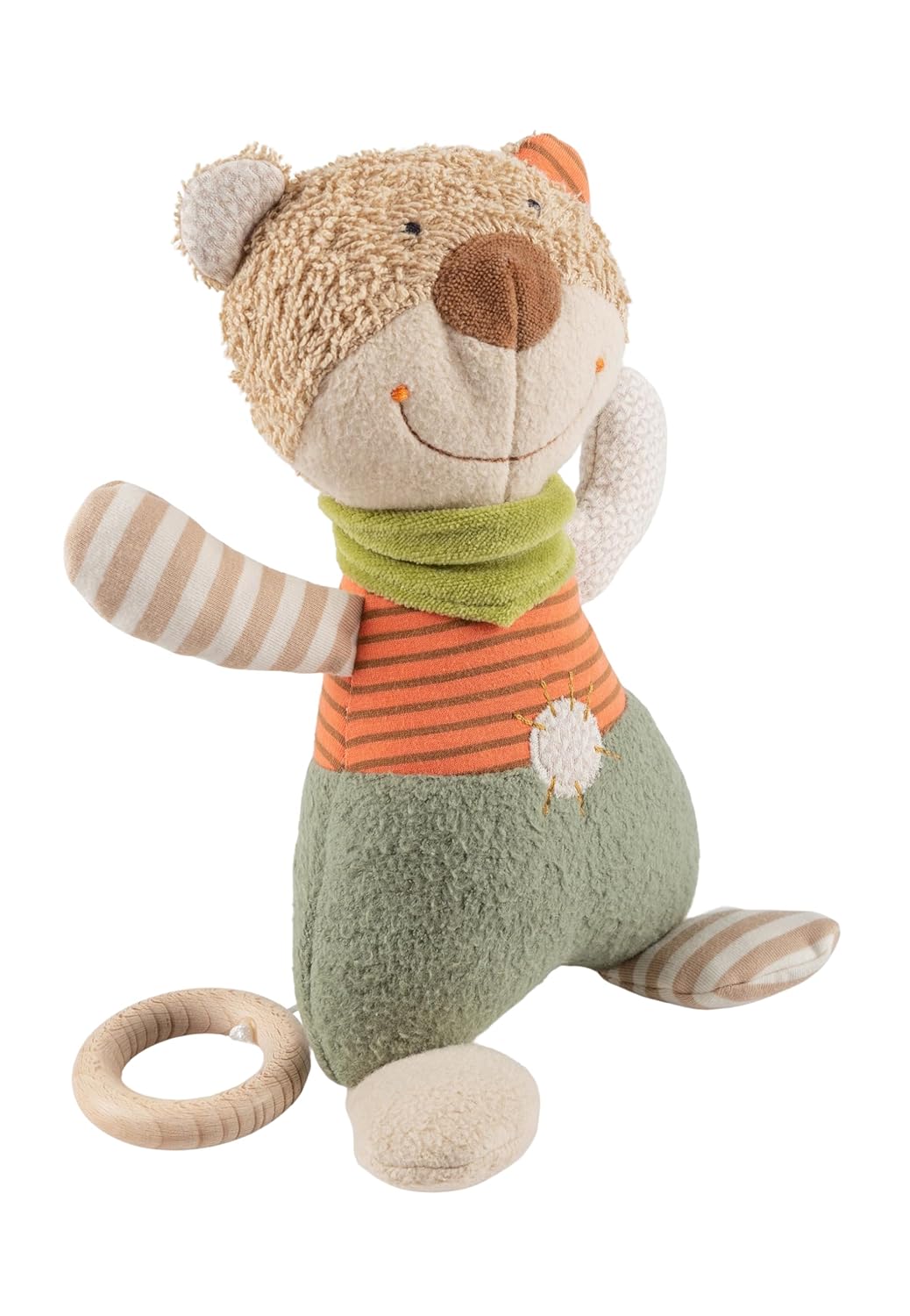 SIGIKID 48916 Spieluhr Bär Green Mädchen und Jungen Babyspielzeug empfohlen ab Geburt mehrfarbig Meh