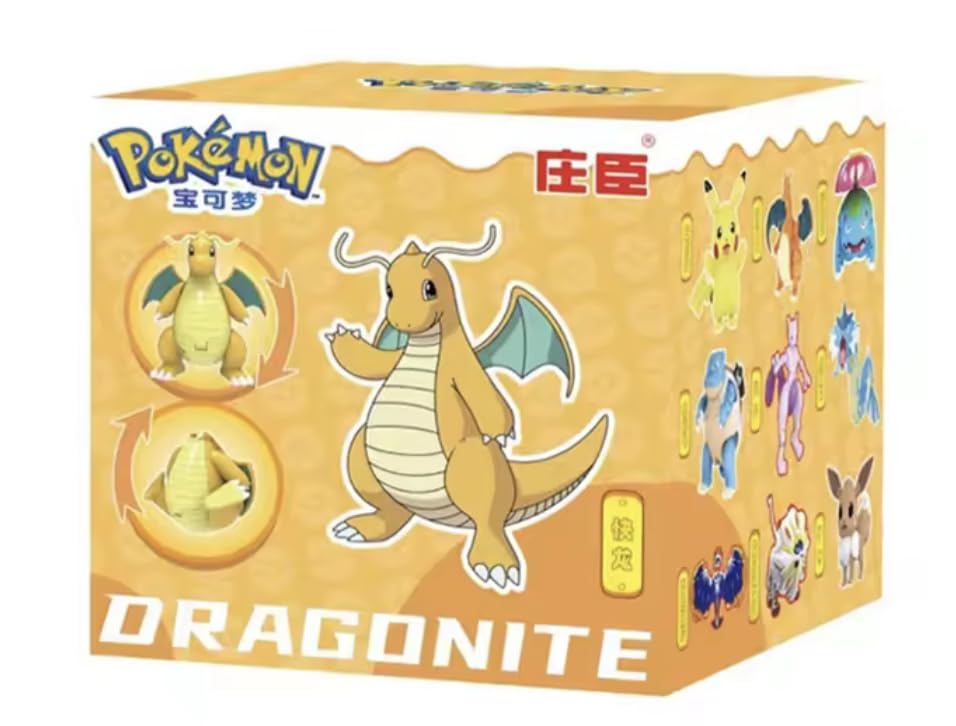 Pokemon | Pokeball bewegliche Sammelfigur | 15+ Jahre | Box Style 2 | Dragonite, Dragonit