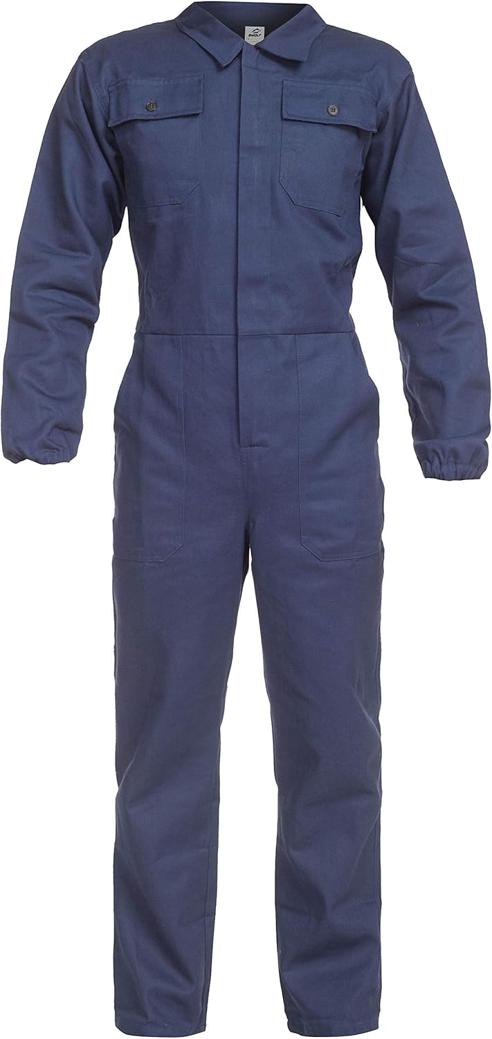 BWOLF ANAX Arbeitsoverall Herren Overall Herren Arbeitskleidung 100% Baumwolle Arbeitsoveralls mit 5