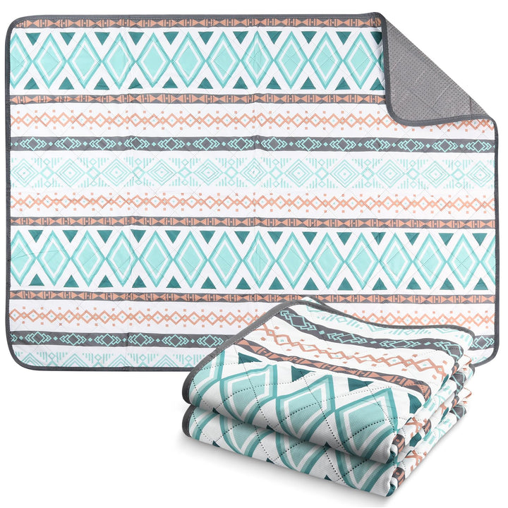 Waschbar Welpen unterlagen, 2Pack 92x122cm Schnell Absorbierend Pipimatten für Hunde, wasserdichte H