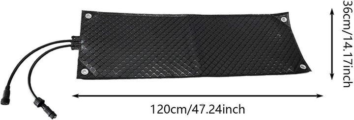 Winter Heizmatte PVC für Gehwege Treppenstufen inklusive Netzkabel mit 76 cm/h Schmelzgeschwindigkei