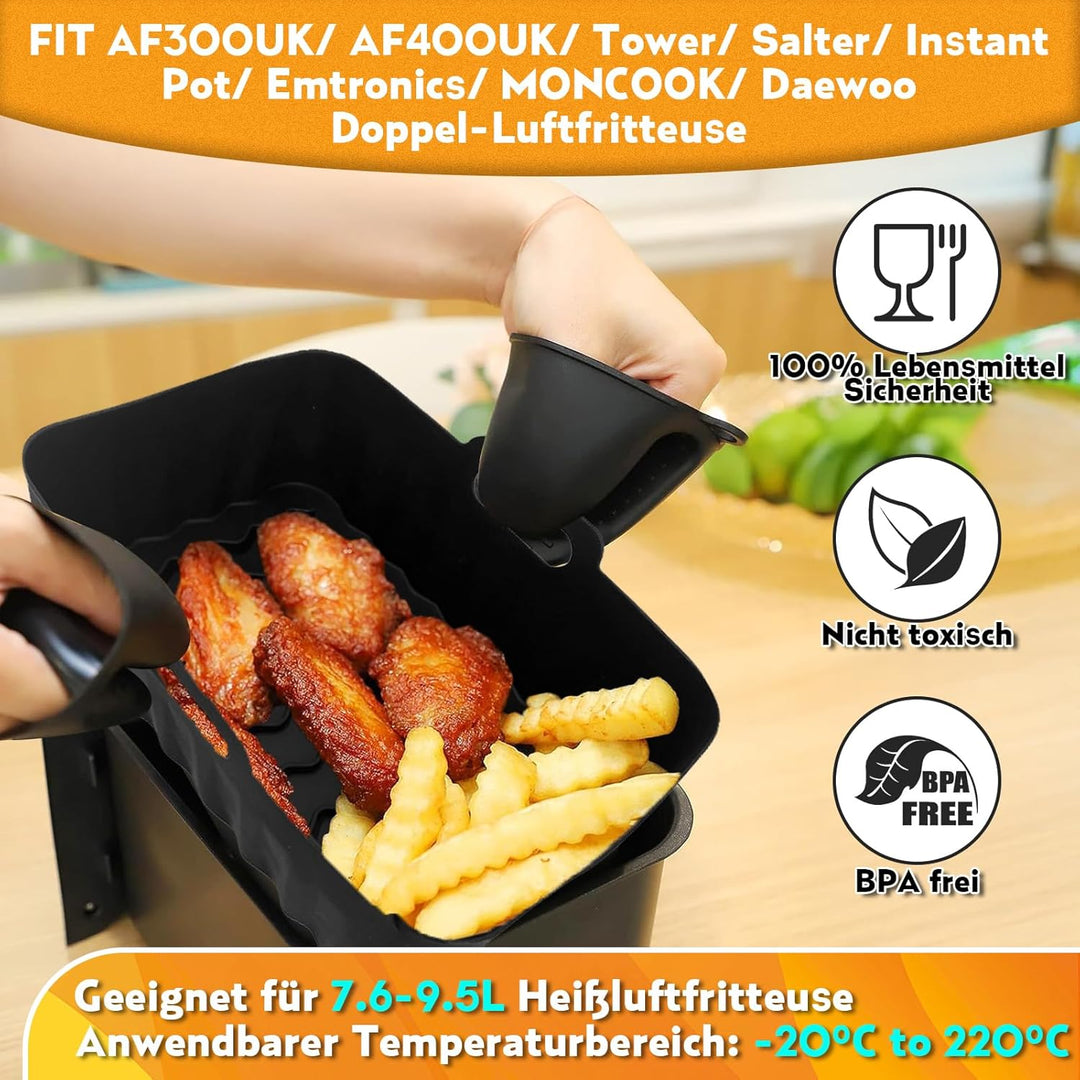 Ninja Heissluftfritteuse Zubehör,Airfryer Zubehör für Ninja Foodi Max Dual Zone Heissluftfritteuse A