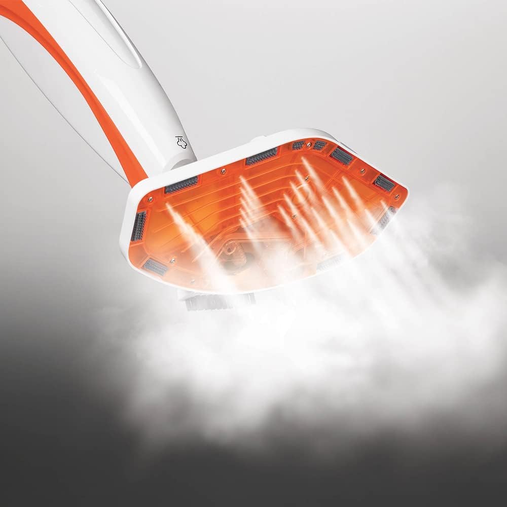 Vaporetto PTEU0273 SV420_Frescovapor Dampfbesen mit Raumdeodorant, 1500 W, orange Mit Dampfregulieru