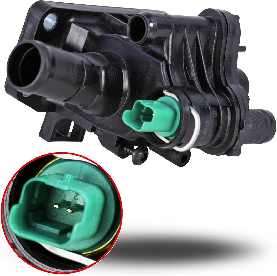 febi bilstein 36036 Thermostatgehäuse mit Temperaturschalter und Dichtung , 1 Stück