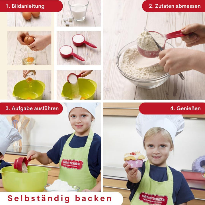 Kinderleichte Becherküche: Kreative Motivkuchen (Band 8): Backset mit 5 farbigen Messbechern, kinder