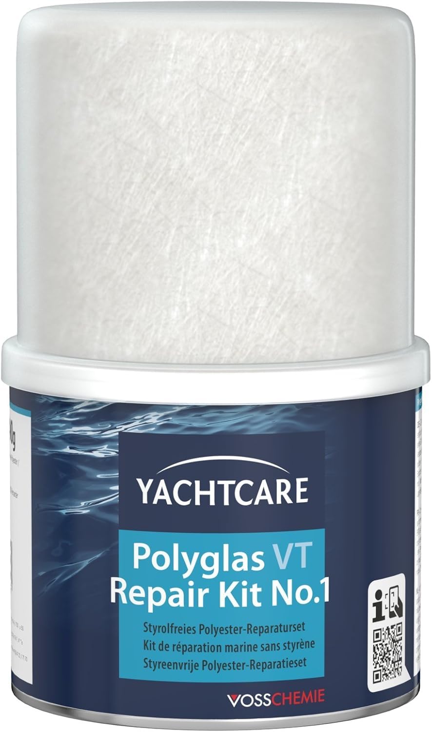 Yachtcare Polyglas Repair Kit - für die schnelle Reparaturen an GFK-Teilen 400g, 400g