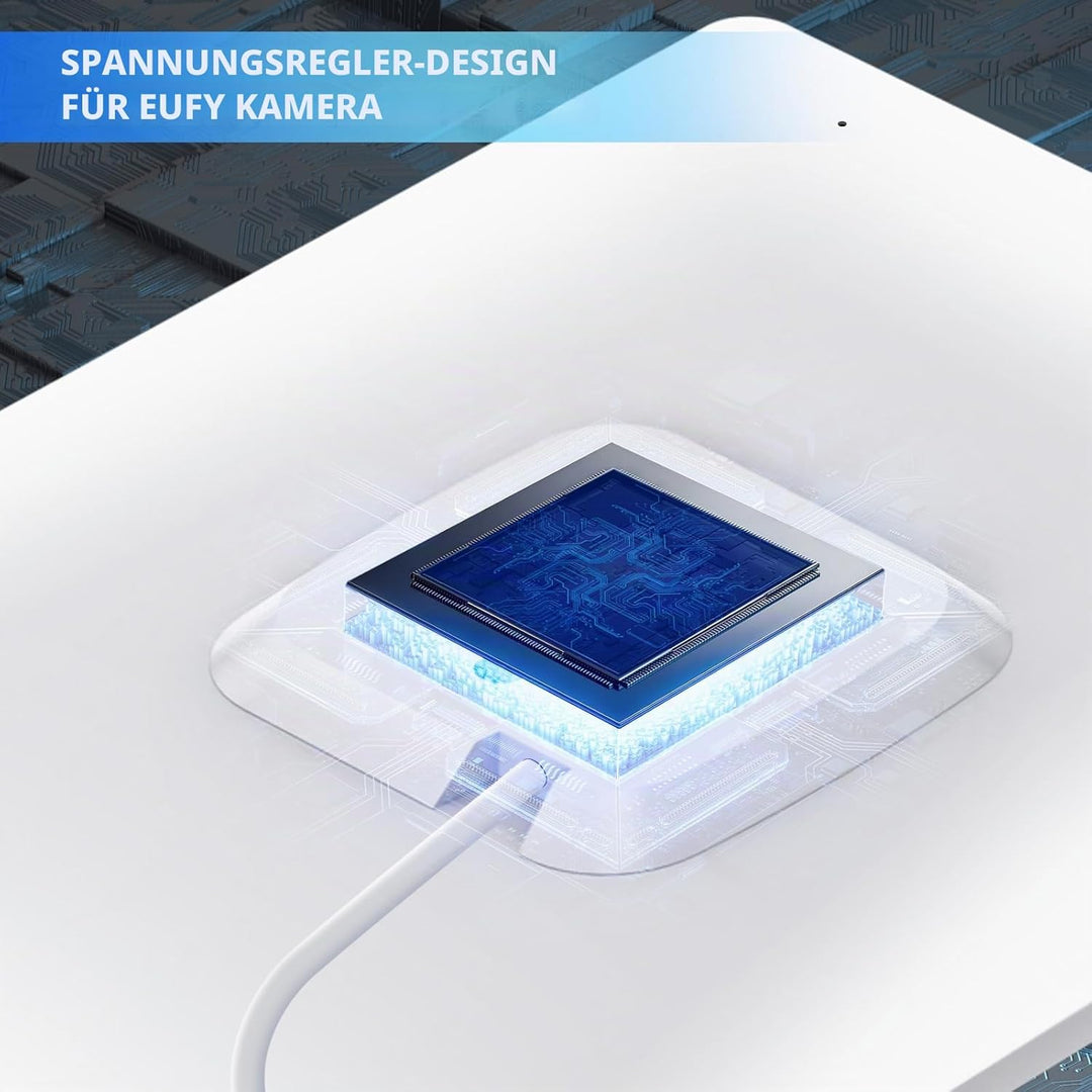 Solarpanel für eufy Kamera, 5 W Solarpanel für Eufy E, 2C/2C Pro, 2/2Pro, E20/E40, Solo, SoloCam-Str