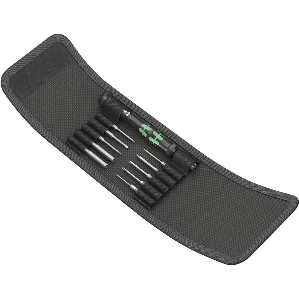 Wera Schraubendreher Set Kraftform Kompakt Micro Electronics 1, 11-teilig, Bitlänge 44 mm, 050736760