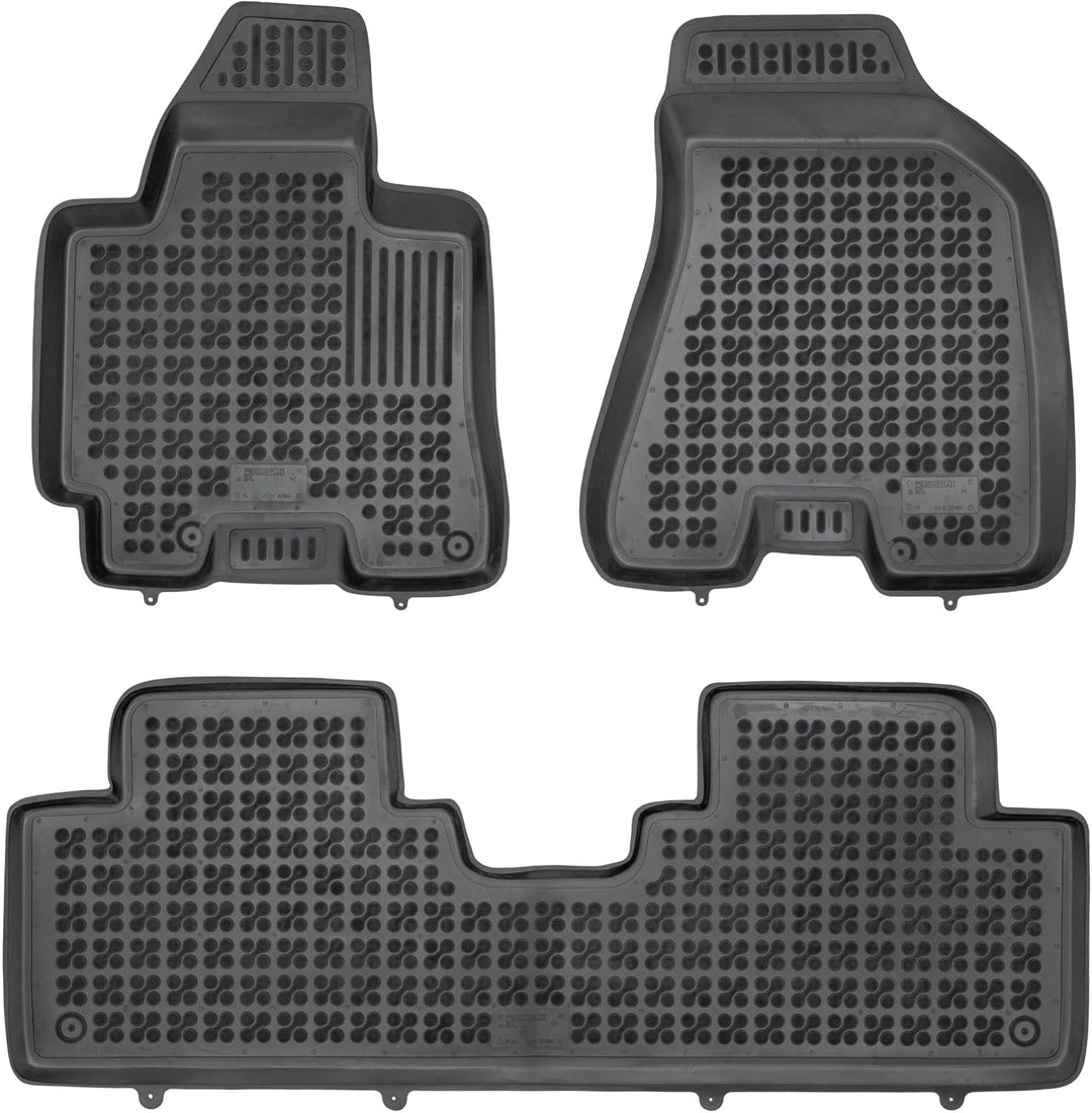 M MOTOS Gummimatten Auto Fussmatte passt für Hyundai Tucson I 2004-2009 Verbessern Sie Ihren Reiseko