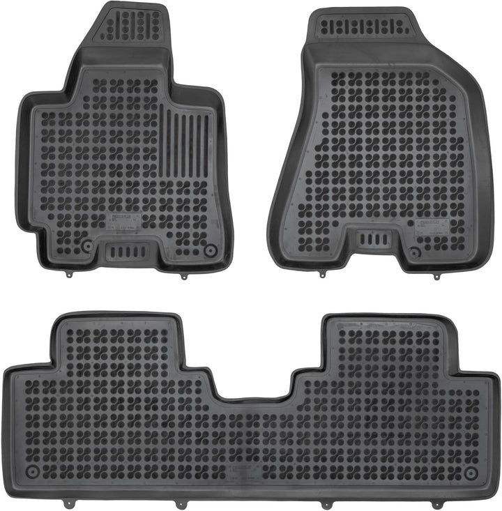 M MOTOS Gummimatten Auto Fussmatte passt für Hyundai Tucson I 2004-2009 Verbessern Sie Ihren Reiseko