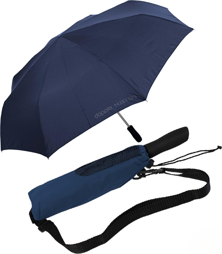 Partner- Schirm Taschenschirm Golf Trekking Safari XXL Navy
