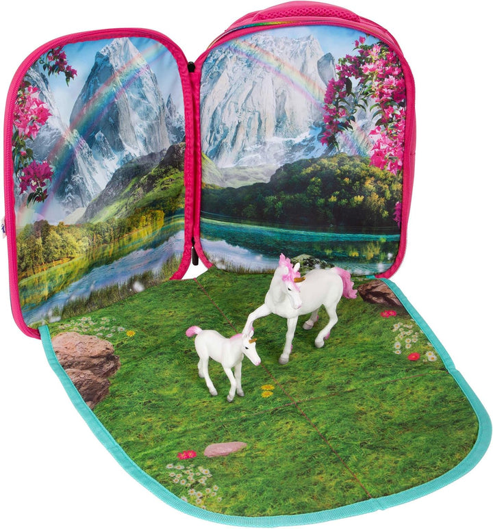 Animal Planet 387726 Einhorn Fantasy 3D Rucksack Spielset, Rose