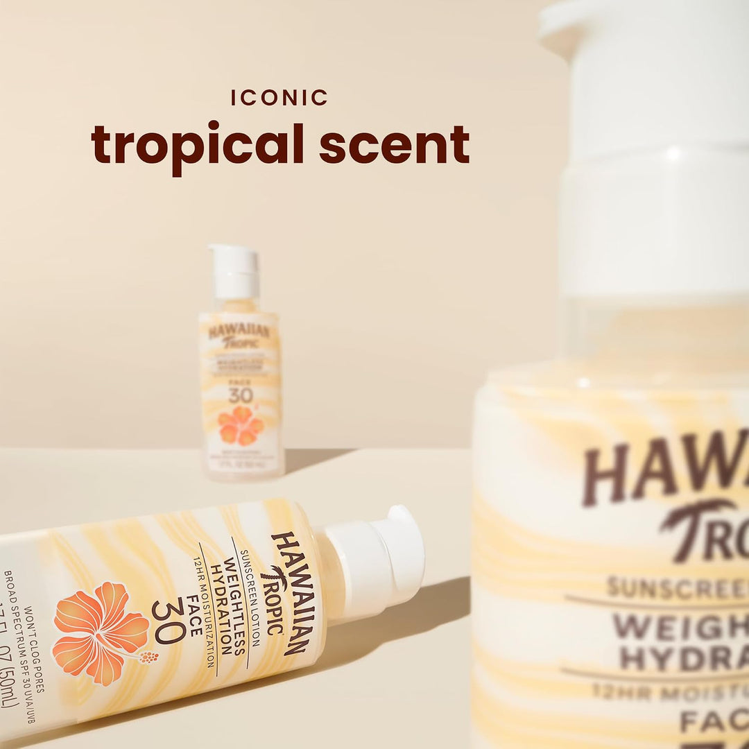 Hawaiian Tropic Silk Hydration Weightless Face Lotion LSF 30, 48 ml